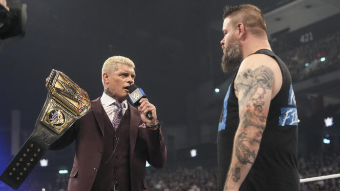 Cody Rhodes and Kevin Owens had a final confrontation before Bash In Berlin. Image Credit: WWE.com