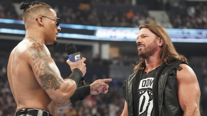 AJ Styles faced Carmelo Hayes in a match on SmackDown